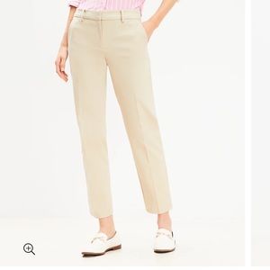 NWT Loft Riviera pant, cropped curvy